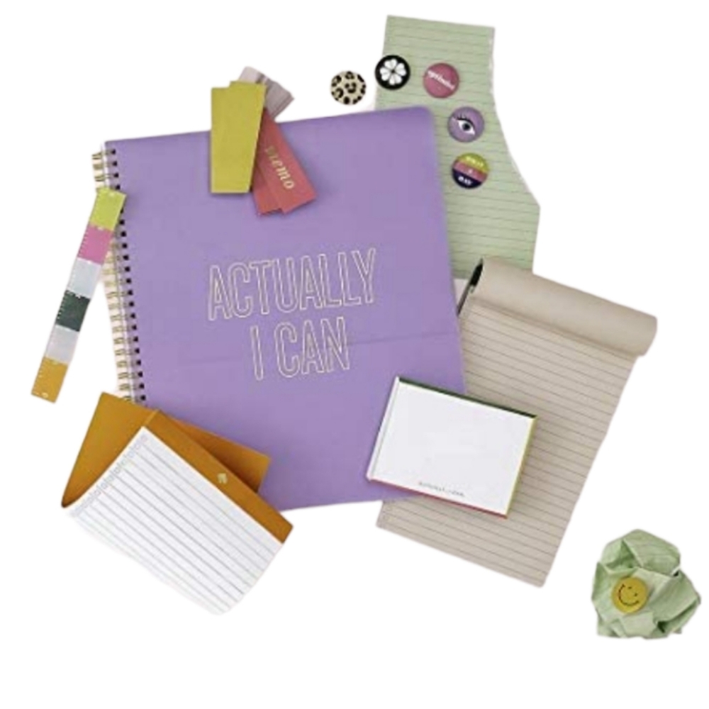 💜❌️SOLD❌️HP💜NWT Kate Spade New York ACTUALLY I CAN Large Spiral Notebook💜 - Picture 2 of 5